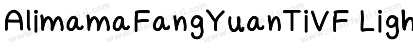 AlimamaFangYuanTiVF Ligh字体转换